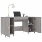 vidaXL Scrivania Grigio Sonoma 140x50x75 cm in Legno Multistrato vidaXL Scrivania Grigio Sonoma 140x50x75 cm in Legno Multistrato