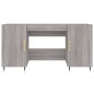 vidaXL Scrivania Grigio Sonoma 140x50x75 cm in Legno Multistrato vidaXL Scrivania Grigio Sonoma 140x50x75 cm in Legno Multistrato