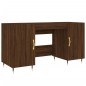 vidaXL Scrivania Rovere Marrone 140x50x75 cm in Legno Multistrato vidaXL Scrivania Rovere Marrone 140x50x75 cm in Legno Multistrato