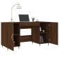vidaXL Scrivania Rovere Marrone 140x50x75 cm in Legno Multistrato vidaXL Scrivania Rovere Marrone 140x50x75 cm in Legno Multistrato