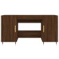 vidaXL Scrivania Rovere Marrone 140x50x75 cm in Legno Multistrato vidaXL Scrivania Rovere Marrone 140x50x75 cm in Legno Multistrato