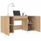 vidaXL Scrivania Rovere Sonoma 140x50x75 cm in Legno Multistrato vidaXL Scrivania Rovere Sonoma 140x50x75 cm in Legno Multistrato
