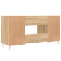 vidaXL Scrivania Rovere Sonoma 140x50x75 cm in Legno Multistrato vidaXL Scrivania Rovere Sonoma 140x50x75 cm in Legno Multistrato