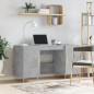vidaXL Scrivania Grigio Cemento 140x50x75 cm in Legno Multistrato vidaXL Scrivania Grigio Cemento 140x50x75 cm in Legno Multistrato