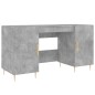vidaXL Scrivania Grigio Cemento 140x50x75 cm in Legno Multistrato vidaXL Scrivania Grigio Cemento 140x50x75 cm in Legno Multistrato