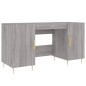 vidaXL Scrivania Grigio Sonoma 140x50x75 cm in Legno Multistrato vidaXL Scrivania Grigio Sonoma 140x50x75 cm in Legno Multistrato
