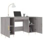 vidaXL Scrivania Grigio Sonoma 140x50x75 cm in Legno Multistrato vidaXL Scrivania Grigio Sonoma 140x50x75 cm in Legno Multistrato