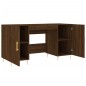 vidaXL Scrivania Rovere Marrone 140x50x75 cm in Legno Multistrato