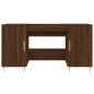vidaXL Scrivania Rovere Marrone 140x50x75 cm in Legno Multistrato