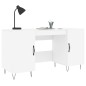 vidaXL Scrivania Bianca 140x50x75 cm in Legno Multistrato vidaXL Scrivania Bianca 140x50x75 cm in Legno Multistrato