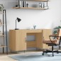 vidaXL Scrivania Rovere Sonoma 140x50x75 cm in Legno Multistrato