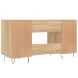 vidaXL Scrivania Rovere Sonoma 140x50x75 cm in Legno Multistrato