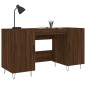 vidaXL Scrivania Rovere Marrone 140x50x75 cm in Legno Multistrato vidaXL Scrivania Rovere Marrone 140x50x75 cm in Legno Multistrato