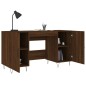 vidaXL Scrivania Rovere Marrone 140x50x75 cm in Legno Multistrato vidaXL Scrivania Rovere Marrone 140x50x75 cm in Legno Multistrato