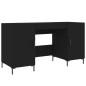 vidaXL Scrivania Nera 140x50x75 cm in Legno Multistrato vidaXL Scrivania Nera 140x50x75 cm in Legno Multistrato