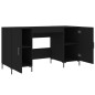 vidaXL Scrivania Nera 140x50x75 cm in Legno Multistrato vidaXL Scrivania Nera 140x50x75 cm in Legno Multistrato