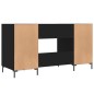 vidaXL Scrivania Nera 140x50x75 cm in Legno Multistrato vidaXL Scrivania Nera 140x50x75 cm in Legno Multistrato
