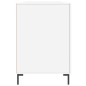 vidaXL Scrivania Bianco Lucido 140x50x75 cm in Legno Multistrato