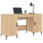 vidaXL Scrivania Rovere Sonoma 140x50x75 cm in Legno Multistrato vidaXL Scrivania Rovere Sonoma 140x50x75 cm in Legno Multistrato