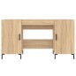 vidaXL Scrivania Rovere Sonoma 140x50x75 cm in Legno Multistrato vidaXL Scrivania Rovere Sonoma 140x50x75 cm in Legno Multistrato
