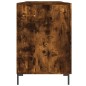 vidaXL Scrivania Rovere Fumo 140x50x75 cm in Legno Multistrato