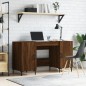 vidaXL Scrivania Rovere Marrone 140x50x75 cm in Legno Multistrato vidaXL Scrivania Rovere Marrone 140x50x75 cm in Legno Multistrato