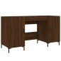 vidaXL Scrivania Rovere Marrone 140x50x75 cm in Legno Multistrato vidaXL Scrivania Rovere Marrone 140x50x75 cm in Legno Multistrato