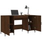 vidaXL Scrivania Rovere Marrone 140x50x75 cm in Legno Multistrato vidaXL Scrivania Rovere Marrone 140x50x75 cm in Legno Multistrato