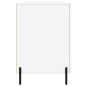 vidaXL Scrivania Bianca 140x50x75 cm in Legno Multistrato