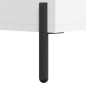 vidaXL Scrivania Bianca 140x50x75 cm in Legno Multistrato