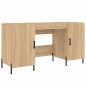vidaXL Scrivania Rovere Sonoma 140x50x75 cm in Legno Multistrato