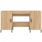 vidaXL Scrivania Rovere Sonoma 140x50x75 cm in Legno Multistrato