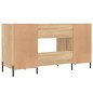 vidaXL Scrivania Rovere Sonoma 140x50x75 cm in Legno Multistrato
