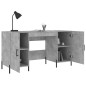 vidaXL Scrivania Grigio Cemento 140x50x75 cm in Legno Multistrato vidaXL Scrivania Grigio Cemento 140x50x75 cm in Legno Multistrato