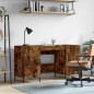 vidaXL Scrivania Rovere Fumo 140x50x75 cm in Legno Multistrato vidaXL Scrivania Rovere Fumo 140x50x75 cm in Legno Multistrato