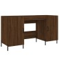 vidaXL Scrivania Rovere Marrone 140x50x75 cm in Legno Multistrato vidaXL Scrivania Rovere Marrone 140x50x75 cm in Legno Multistrato