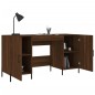 vidaXL Scrivania Rovere Marrone 140x50x75 cm in Legno Multistrato vidaXL Scrivania Rovere Marrone 140x50x75 cm in Legno Multistrato