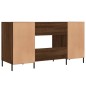 vidaXL Scrivania Rovere Marrone 140x50x75 cm in Legno Multistrato vidaXL Scrivania Rovere Marrone 140x50x75 cm in Legno Multistrato