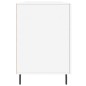 vidaXL Scrivania Bianca 140x50x75 cm in Legno Multistrato