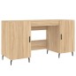 vidaXL Scrivania Rovere Sonoma 140x50x75 cm in Legno Multistrato vidaXL Scrivania Rovere Sonoma 140x50x75 cm in Legno Multistrato