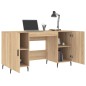 vidaXL Scrivania Rovere Sonoma 140x50x75 cm in Legno Multistrato vidaXL Scrivania Rovere Sonoma 140x50x75 cm in Legno Multistrato