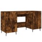 vidaXL Scrivania Rovere Fumo 140x50x75 cm in Legno Multistrato vidaXL Scrivania Rovere Fumo 140x50x75 cm in Legno Multistrato
