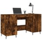 vidaXL Scrivania Rovere Fumo 140x50x75 cm in Legno Multistrato vidaXL Scrivania Rovere Fumo 140x50x75 cm in Legno Multistrato