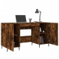 vidaXL Scrivania Rovere Fumo 140x50x75 cm in Legno Multistrato vidaXL Scrivania Rovere Fumo 140x50x75 cm in Legno Multistrato