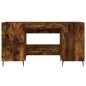vidaXL Scrivania Rovere Fumo 140x50x75 cm in Legno Multistrato vidaXL Scrivania Rovere Fumo 140x50x75 cm in Legno Multistrato