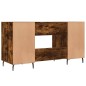 vidaXL Scrivania Rovere Fumo 140x50x75 cm in Legno Multistrato vidaXL Scrivania Rovere Fumo 140x50x75 cm in Legno Multistrato
