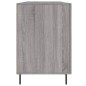 vidaXL Scrivania Grigio Sonoma 140x50x75 cm in Legno Multistrato