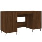 vidaXL Scrivania Rovere Marrone 140x50x75 cm in Legno Multistrato vidaXL Scrivania Rovere Marrone 140x50x75 cm in Legno Multistrato