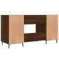 vidaXL Scrivania Rovere Marrone 140x50x75 cm in Legno Multistrato vidaXL Scrivania Rovere Marrone 140x50x75 cm in Legno Multistrato