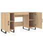 vidaXL Scrivania Rovere Sonoma 140x50x75 cm in Legno Multistrato